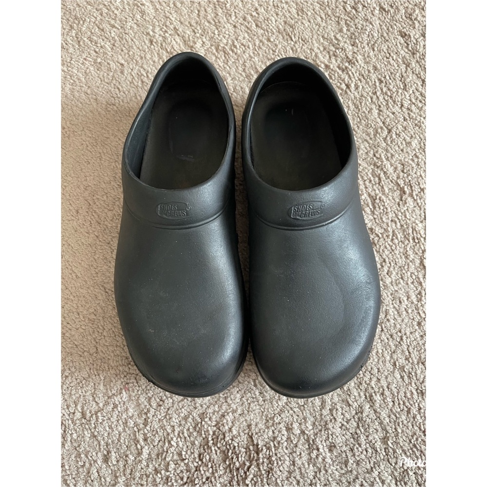 Shoes For Crews Black Platform Clogs